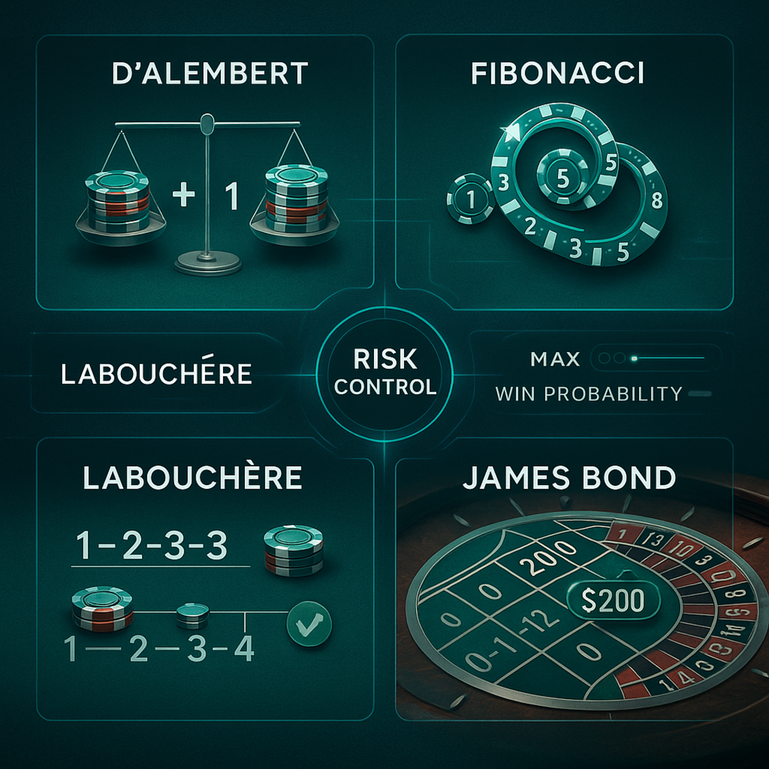 Advanced roulette strategies