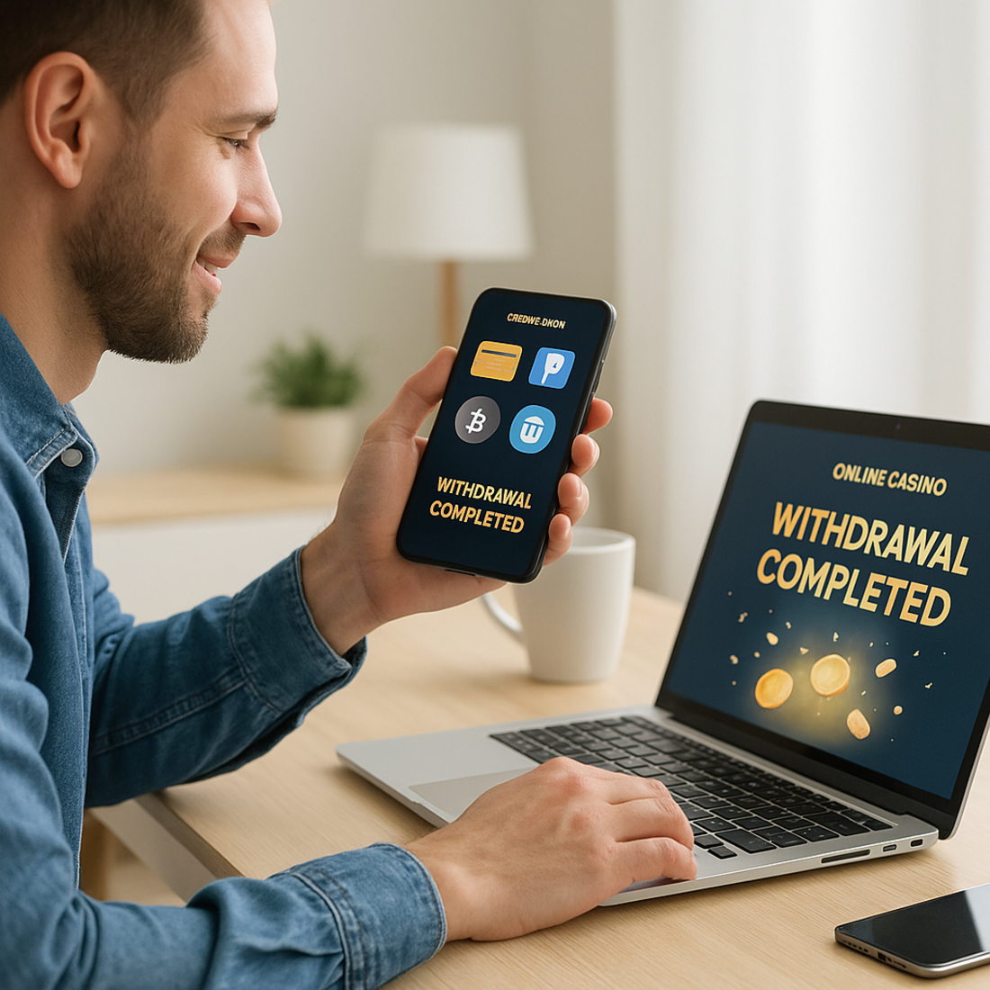 Payment flexibility and fast withdrawals